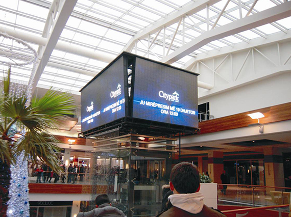 Albania P5 indoor 3 in 1 LED display 180㎡
