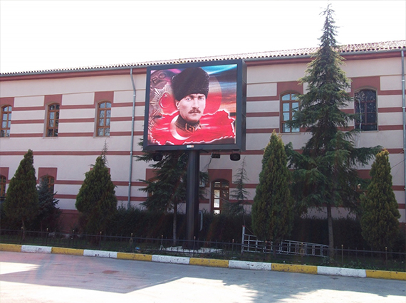 P12 outdoor screen for Istanbul Police Station,30sq.m Turkey.