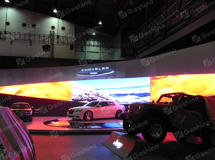 indonisia car exhibition projects 228sqm P4.81 indoor