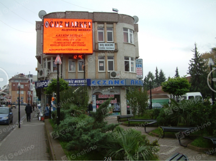 Turkey outdoor fixed advertising board size 8.64M by 5.76M